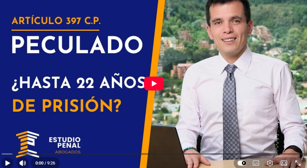 Video de Youtube - Delito de Peculado