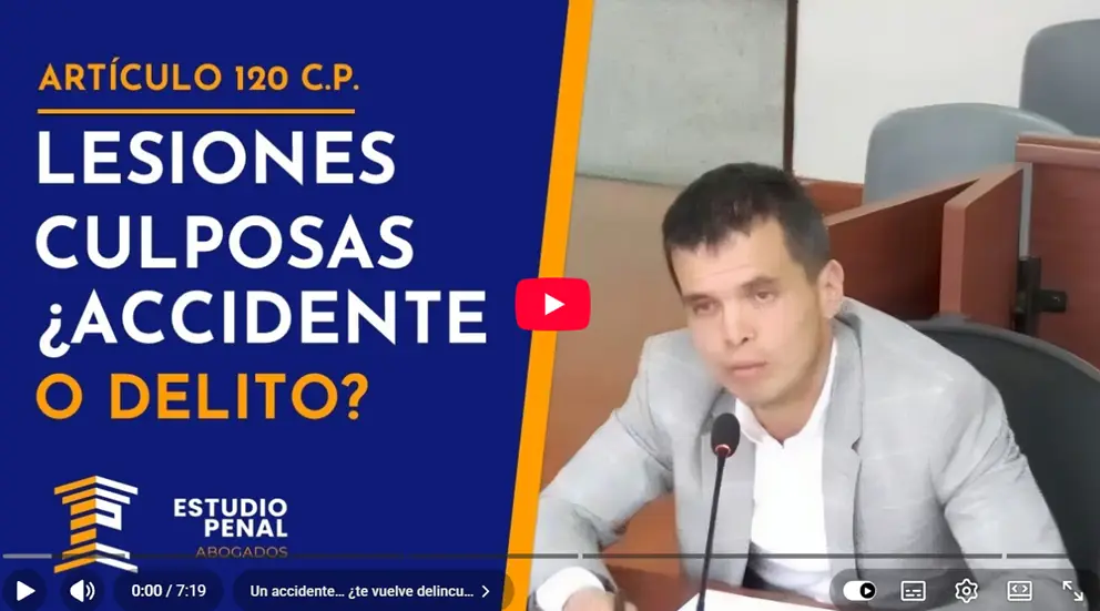 Lesiones Culposas. Explicación en Video
