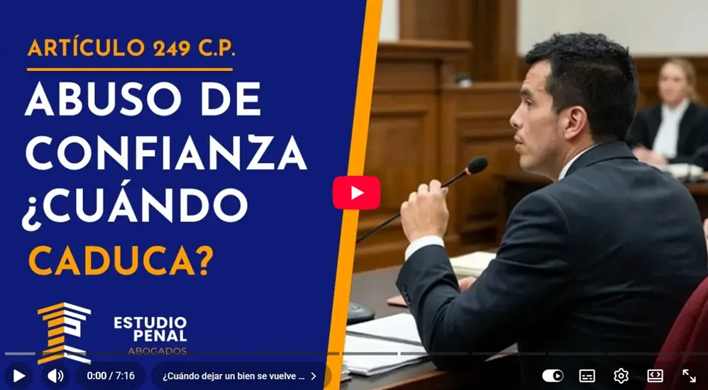 Abuso de Confianza. Carlos Alarcón Explica en video