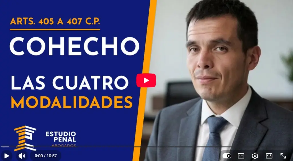 El delito de Cohecho. Abogado Carlos Alarcón explica