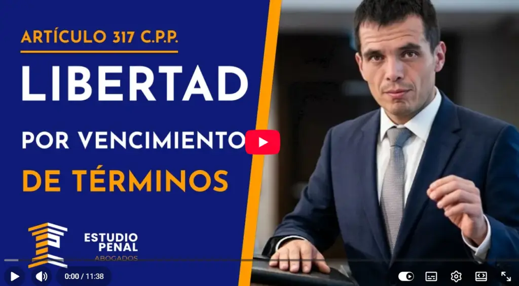 Abogado Carlos Alarcón Explica en Youtube Libertad por Vencimiento de Términos