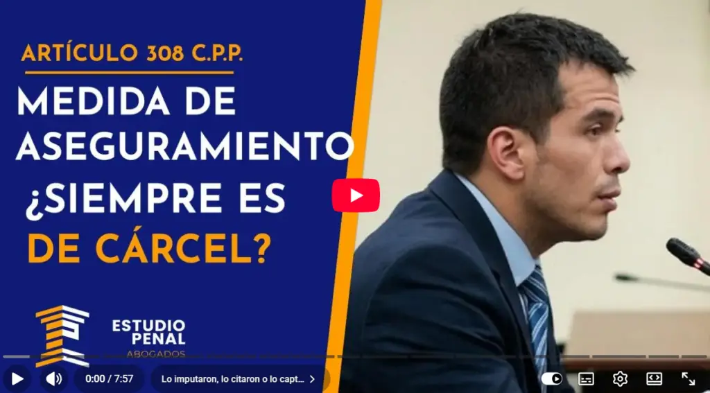 Video de Youtube audiencia de medida de aseguramiento. Abogado Carlos Alarcón