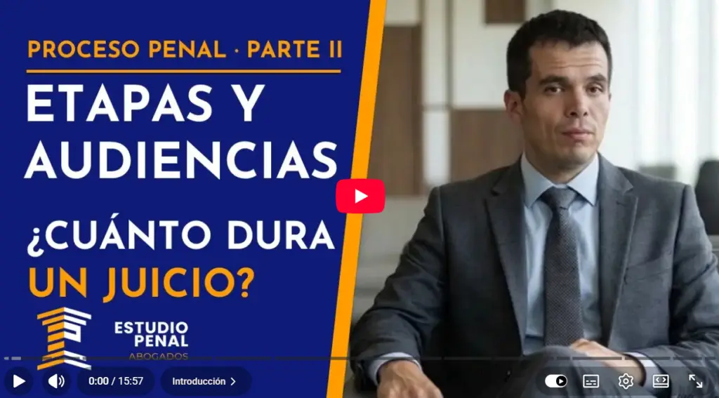 Abogado Carlos Alarcón explica las etapas de investigación y juicio